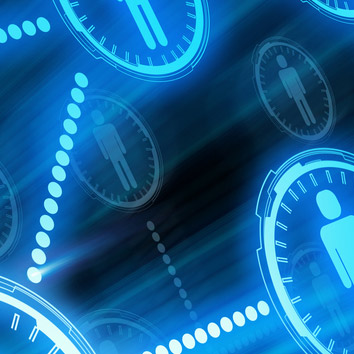 A colour picture of figures of stakeholders connected by dotted lines symbolising the operating residential property focus of Oakford Group