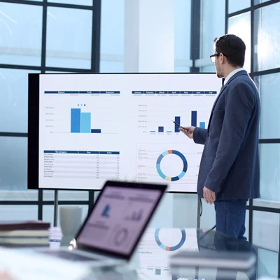 Oakford Group stakeholder delivering a presentation